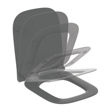Capac WC softclose Ideal Standard i.life B gri slim Quick Release