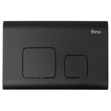 Clapetă de acționare tip F negru mat pentru cadru WC încastrat