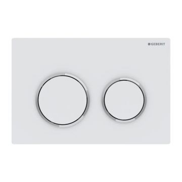 Clapeta de actionare Geberit Omega20 alb - crom