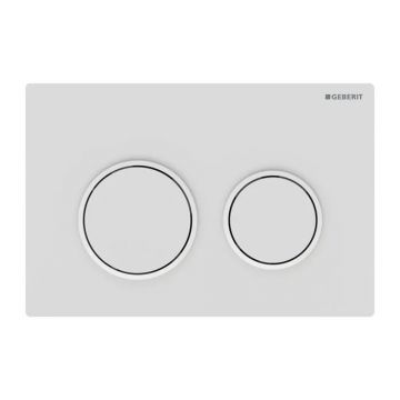 Clapeta de actionare Geberit Omega20 alb mat