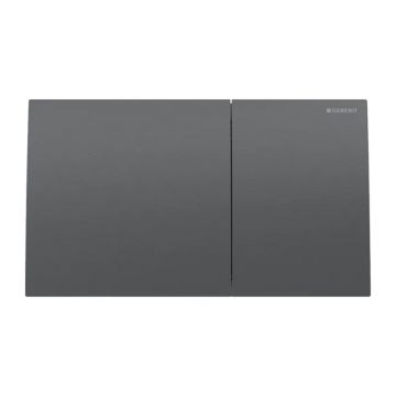 Clapeta de actionare Geberit Sigma70 crom - negru finisaj periat