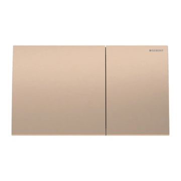 Clapeta de actionare Geberit Sigma70 rosu auriu finisaj periat