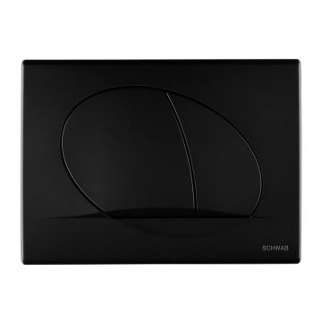 Clapeta de actionare Liv Ovate Duo negru mat