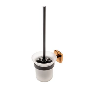 Perie WC FDesign Merida negru - rose gold