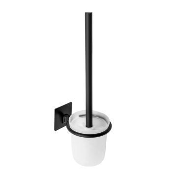 Perie WC Rea 322195A design rotund finisaj negru mat