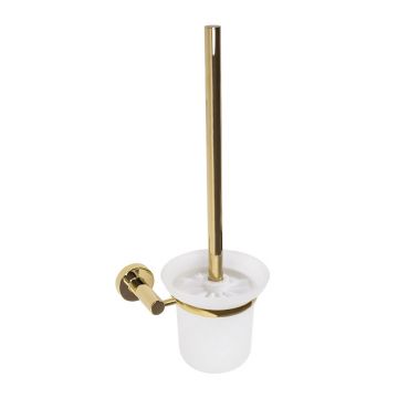 Perie WC Rea 322214A design rotund finisaj auriu lucios