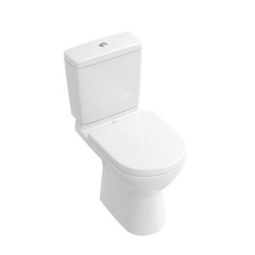 Set vas WC stativ Villeroy & Boch, O.Novo, direct flush, cu rezervor si capac soft close, alb la reducere