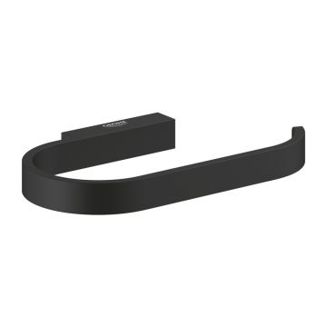 Suport hartie igienica Grohe Selection negru mat Phantom Black