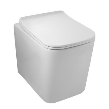 Vas WC cu capac soft-close Balneo Luga alb