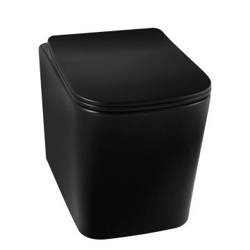 Vas WC cu capac soft-close Balneo Luga negru