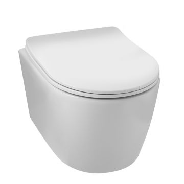 Vas WC cu capac soft-close Balneo Luxa alb