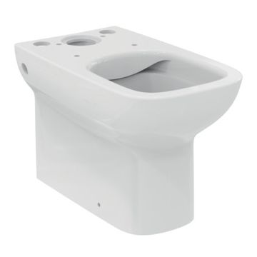 Vas wc Ideal Standard i.life A Square Rimless+ Compact back-to-wall alb la reducere