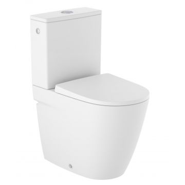 Vas WC Roca Ona Rimless back-to-wall alb mat la reducere