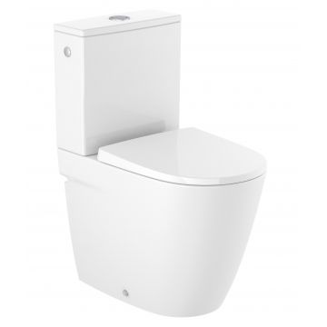 Vas WC Roca Ona Rimless back-to-wall alb