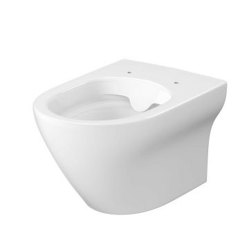 Vas WC suspendat alb Cersanit Larga CleanOn oval