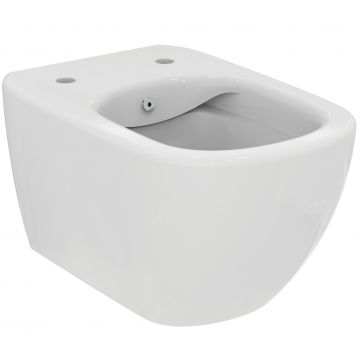 Vas WC suspendat Ideal Standard Tesi Rimless cu functie de bideu si fixare ascunsa alb