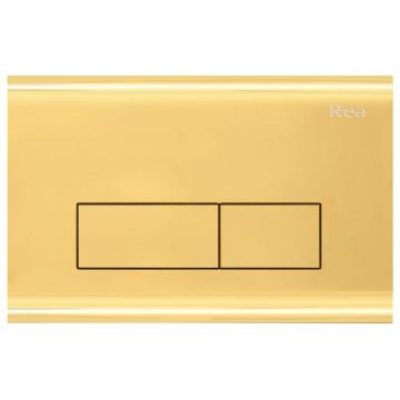 Clapetă de acționare tip H auriu pentru cadru WC încastrat