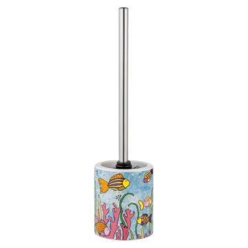 Perie de WC din ceramică Rollin'Art Ocean Life – Wenko