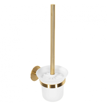 Perie pentru wc Rea Auriu Lucios