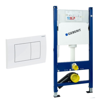 Set rezervor Geberit Delta cu clapeta dubla Geberit Delta 30 Alb Lucios