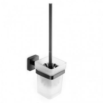 Suport Perie WC Quattro Nero 470155 - Karag