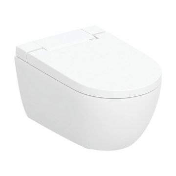 Vas wc suspendat cu functie de bideu si capac soft close Geberit AquaClean Alb Lucios