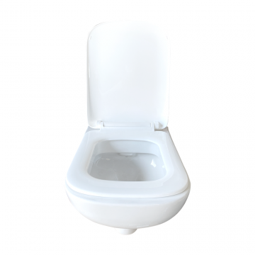 Vas WC suspendat Neo  portelan  alb  53.5 x 35.5 cm  cu capac